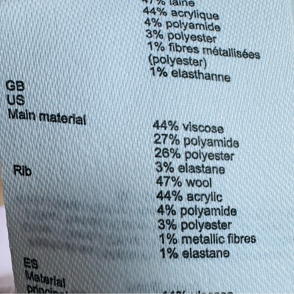 Maje PINK Women's Monette Striped Short Sleeve Edge Sweater Vest US One Size - Picture 17 of 17